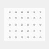 Personalize or Customize Etiketten (Blatt)