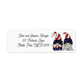 Personalize Patriotic Gnome Return Address Labels (Vorne)