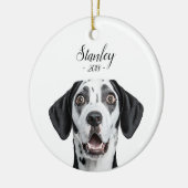 personalize pet name & picture keramik ornament (Links)