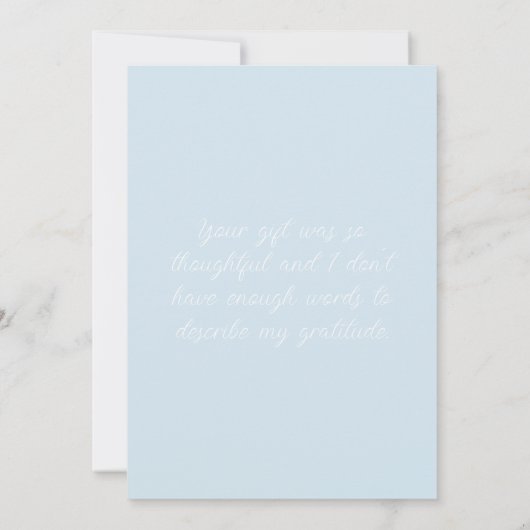 Personalize Peter das Kaninchen Foto Vielen Dank Dankeskarte (Rückseite)