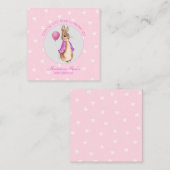 Personalize Peter das Kaninchen Vielen Dank Begleitkarte (Vorne/Hinten)