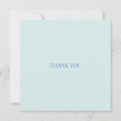 Personalize Peter das Kaninchen Vielen Dank Dankeskarte (Rückseite)