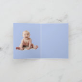 Personalize Peter Foto Baby Dusche Vielen Dank (Innenseite)