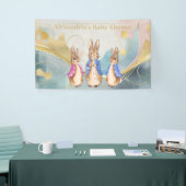 Personalize Peter rabbit Baby Shower Banner (Messeveranstaltung)