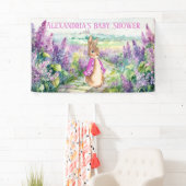 Personalize Peter rabbit Baby Shower Banner (Insitu)