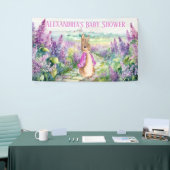 Personalize Peter rabbit Baby Shower Banner (Messeveranstaltung)