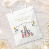 Personalize Peter rabbit weiß Vielen Dank Geschenktütchen (Ausgeschnitten)