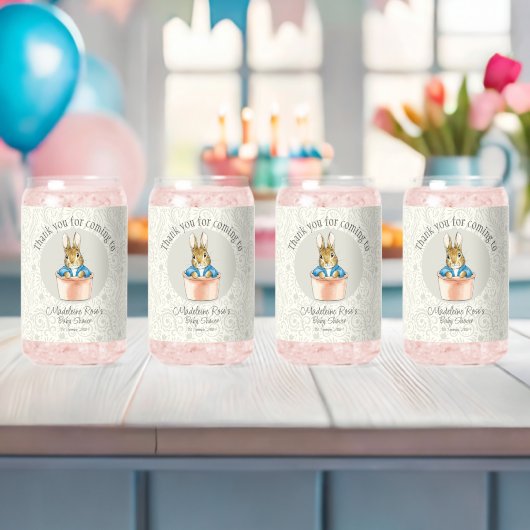 Personalize Peter the Kaninchen Baby Dusche Vielen Dosenglas (Insitu (Baby Party))