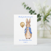 Personalize Peter the Rabbit Vielen Dank (Stehend Vorderseite)