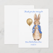 Personalize Peter the Rabbit Vielen Dank (Vorne/Hinten)