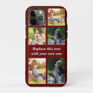 Personalize photo collage and text Case-Mate iPhon iPhone Hülle