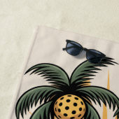 PERSONALIZE Pickleball Paradise Strandtuch (Beispiel)