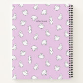 Personalize Polar Bear Pink Baby's First Journal Notizblock (Rückseite)