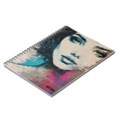 PERSONALIZE: Portrait "Ich sehe" | Notebook-Journa Notizblock (Linke Seite)