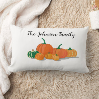 Personalize Pumpkin Patch Hallowen Lendenkissen