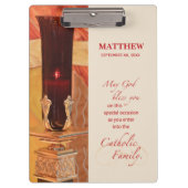 Personalize, RCIA Herzlichen Glückwunsch, katholis Klemmbrett (Vorderseite)