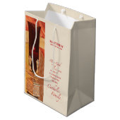 Personalize, RCIA Herzlichen Glückwunsch, katholis Mittlere Geschenktüte (Rückseite Schrägansicht)