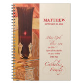 Personalize, RCIA Herzlichen Glückwunsch, katholis Notizblock (Vorderseite)