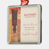 Personalize, RCIA Herzlichen Glückwunsch, katholis Ornament Aus Metall (Links)