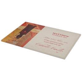 Personalize, RCIA Herzlichen Glückwunsch, katholis Schneidebrett