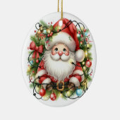 Personalize Santa Keramik Ornament (Rechts)