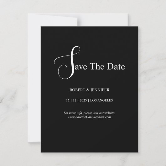 Personalize save the date cards einladung (Vorderseite)