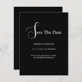 Personalize save the date cards einladung (Vorne/Hinten)