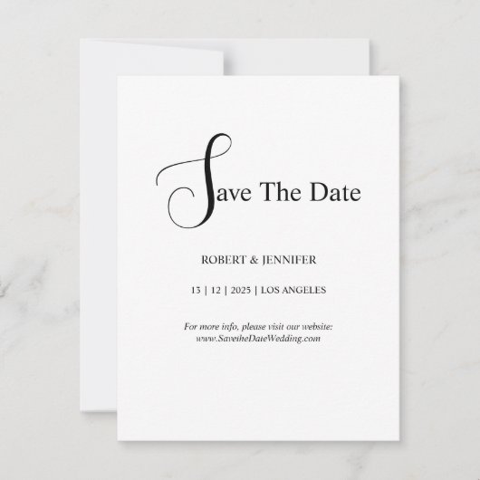 Personalize save the date cards einladung (Vorderseite)