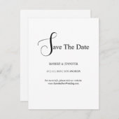 Personalize save the date cards einladung (Vorne/Hinten)