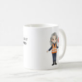 Personalize School Crossing Guard Kaffeetasse (VorderseiteRechts)