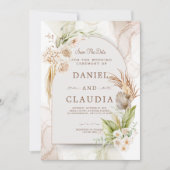 Personalize Simple minimalist weeding Invitation Einladung (Vorderseite)