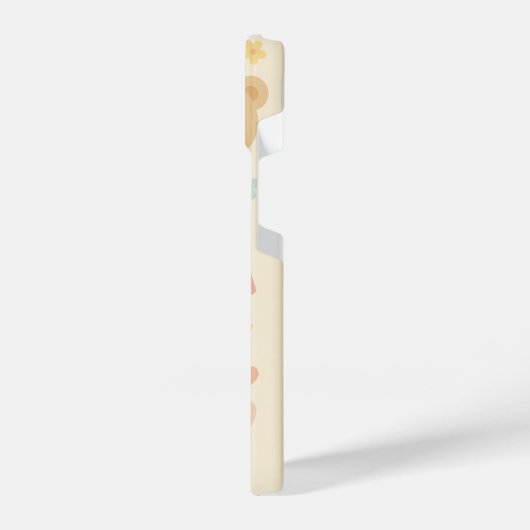 personalize Soft Pastel Cute Phone Case with Name iPhone Hülle (Linke Seite)