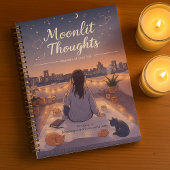 Personalize Stargazing Moonlit Cute Back to School Planer