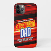 Personalize SuperHero Vater Case-Mate iPhone Hülle (Rückseite)