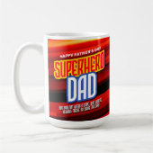 Personalize SuperHero Vater Kaffeetasse (Links)