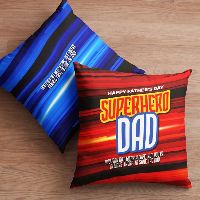 Personalize SuperHero Vater Kissen (Von Creator hochgeladen)