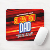 Personalize SuperHero Vater Mousepad (Mit Mouse)