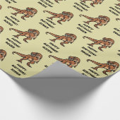 Personalize T-Rex Dinosaur Tyrannosaurus Geburtsta Geschenkpapier (Ecke)