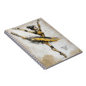 PERSONALIZE: Tanzmädchen | Notizbuch Notizblock (Rechte Seite)