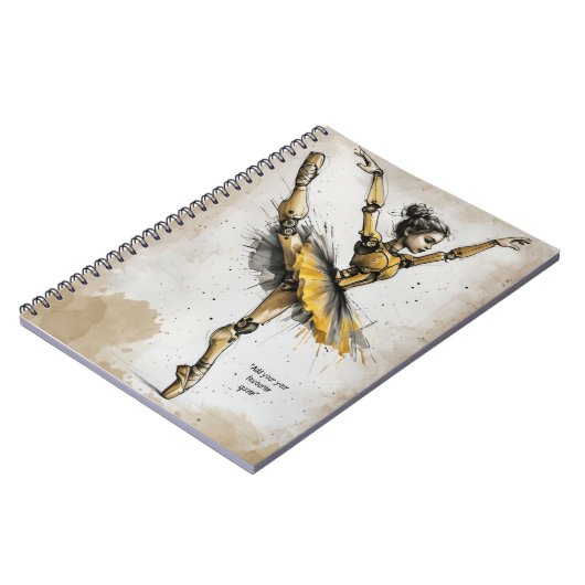 PERSONALIZE: Tanzmädchen | Notizbuch Notizblock (Linke Seite)