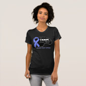 Personalize Team Name - Stomach Cancer T-Shirt (Vorne ganz)