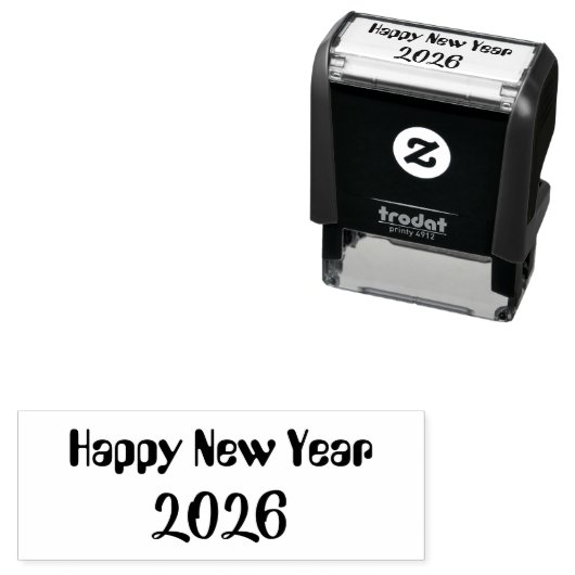 personalize text self-inking stamp permastempel (Beispiel)