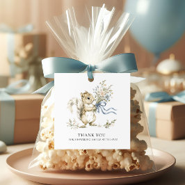 Personalize Thank You Squirrel Baby Shower  Geschenkanhänger