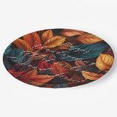 Personalize Thanksgiving Pappteller (Schrägansicht)