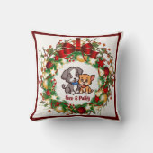 Personalize this Unique Christmas Throw Pillow  Kissen (Vorderseite)