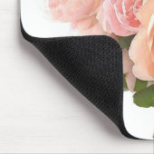 Personalize Trendy Modern Template Elegant Roses Mousepad (Ecke)