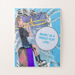 Personalize Trombone Music ist ein Freund des Lebe Puzzle