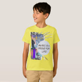 Personalize Trombone Music ist ein Freund des Lebe T-Shirt (Vorne ganz)