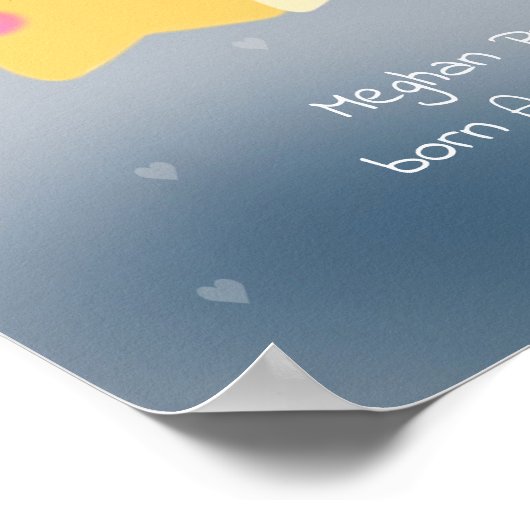 Personalize Twinkle Twinkle Little Star | Poster (Ecke)