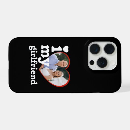 Personalize Valentine's Day Photo Love iPhone Hülle (Rückseite (Horizontal))